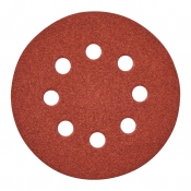 Шлифкруг 8отверстий 125 зерно80 (25шт) 4932371397